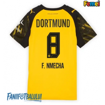 Borussia Dortmund Felix Nmecha #8 Tricou Fotbal Replică 2025-26 Femei Acasa